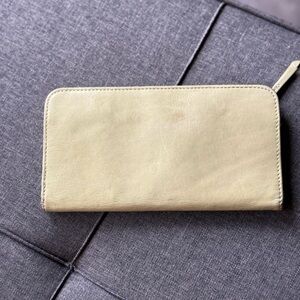 HOBO Sage green Leather Wallet